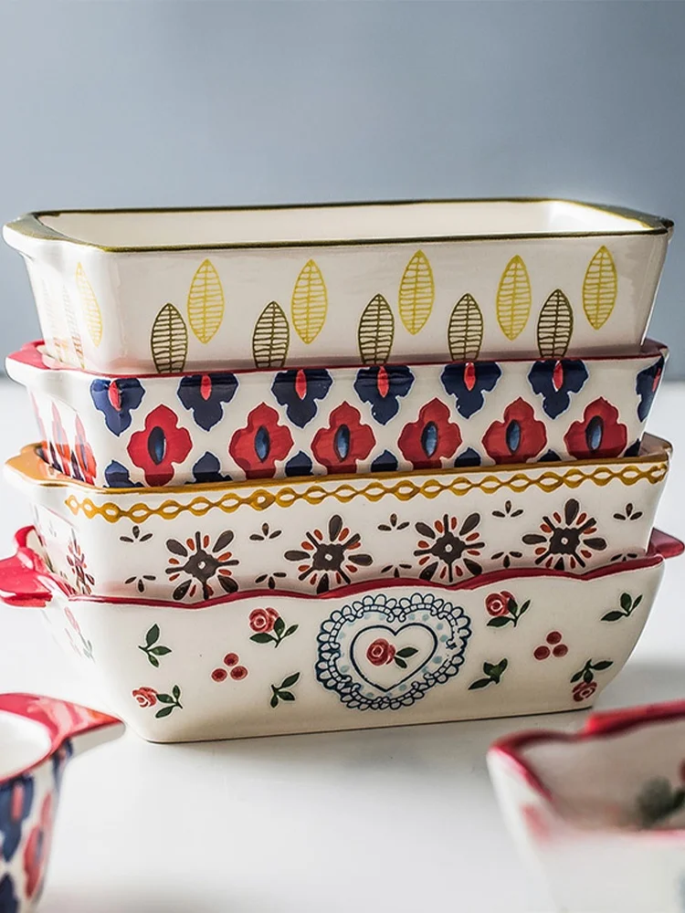 Creative Cerc Rectangular Casserole Di Wedding Couple Oven Se Rice Bowl Simple Sle Chinese Flavor Non-Handmade Di
Creative Cerc Rectangular Casserole Di Wedding Couple Oven Se Rice Bowl Simple Sle Chinese Flavor Non-Handmade Di