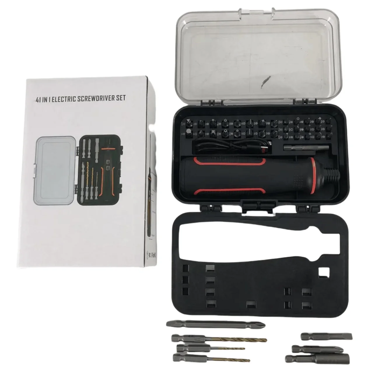 2025 hot sale 41 in 1 Fully Automatic Rechargeable Electric Drill Screwdriver Set Multifunctional Mini Power Screwdriver
2025 hot sale 41 in 1 Fully Automatic Rechargeable Electric Drill Screwdriver Set Multifunctional Mini Power Screwdriver