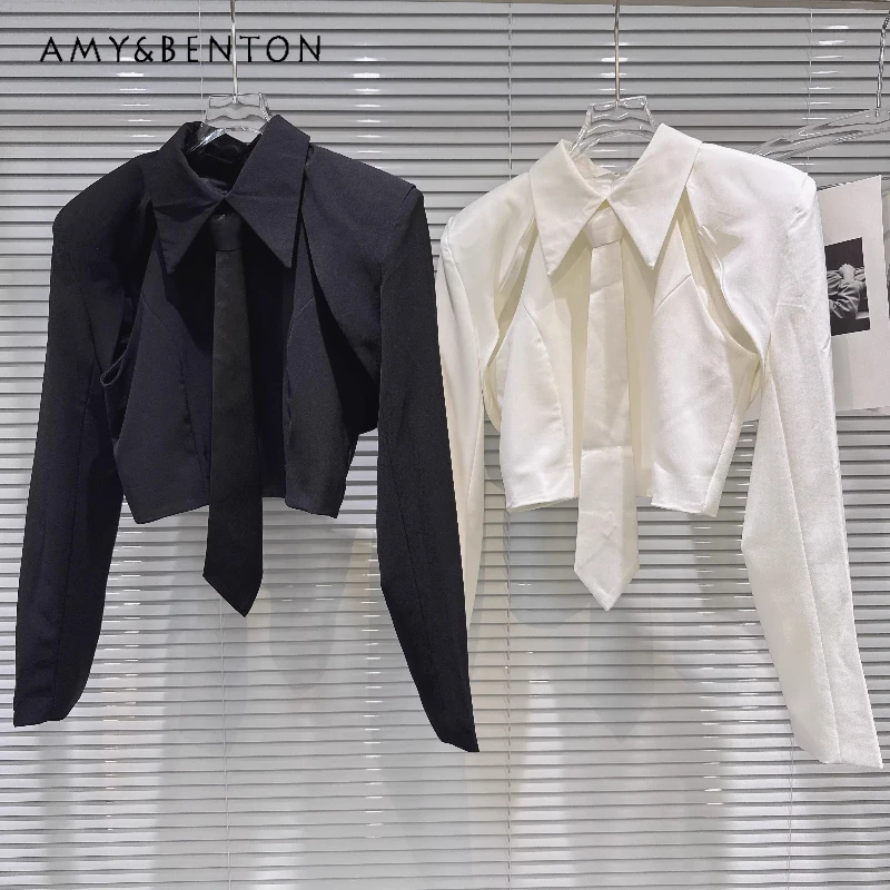 2026 Spring New Sweet Cool Hot Girls Short Shawl Women's Jacket Original Design Fashion Versatile Tie Vest Two-piece Suit Ladies
2026 Spring New Sweet Cool Hot Girls Short Shawl Women's Jacket Original Design Fashion Versatile Tie Vest Two-piece Suit Ladies