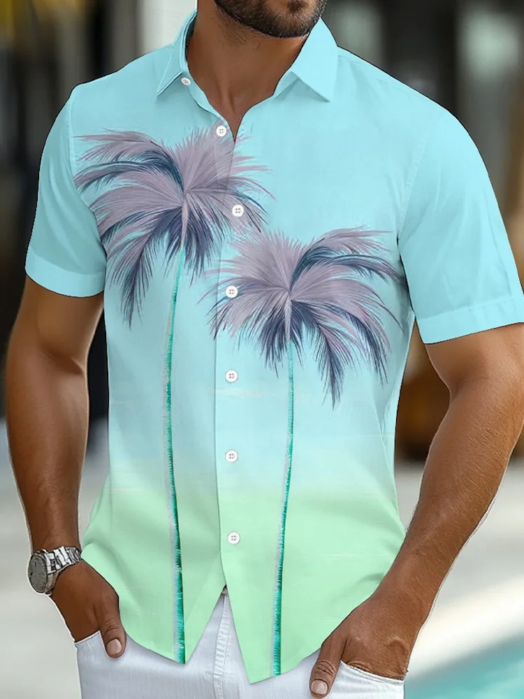 Summer Everyday Men's Beach Shirt Outdoor Beach Holiday Casual Shirt Hawaiian Style 3D Palm Tree Print Men's Short-sleeved Shirt
Summer Everyday Men's Beach Shirt Outdoor Beach Holiday Casual Shirt Hawaiian Style 3D Palm Tree Print Men's Short-sleeved Shirt
