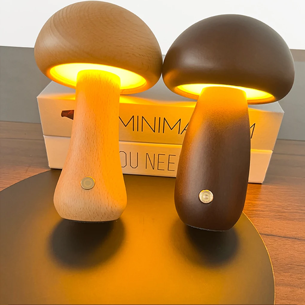 USB Bedside Lamp Decor Mushroom Inspired Dimmable And Portable LED Dimmable With Touch Switch
USB Bedside Lamp Decor Mushroom Inspired Dimmable And Portable LED Dimmable With Touch Switch