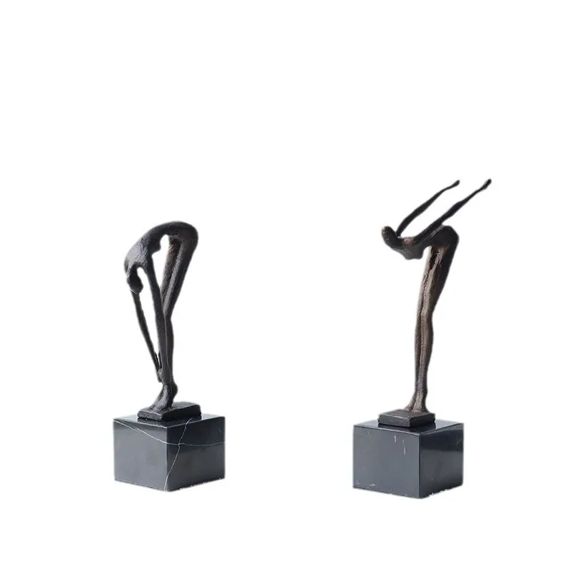 Simple modern creative movement figure abstract sculpture
Simple modern creative movement figure abstract sculpture