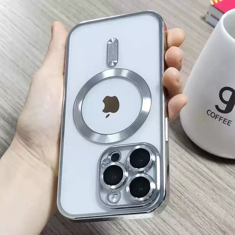 Luxury Plating Silicone Soft Case For iPhone 16e 16 e 15 14 13 12 11 Pro Max Plus Clear Thin Cover Magnetic Magsafe Shell IP16
Luxury Plating Silicone Soft Case For iPhone 16e 16 e 15 14 13 12 11 Pro Max Plus Clear Thin Cover Magnetic Magsafe Shell IP16