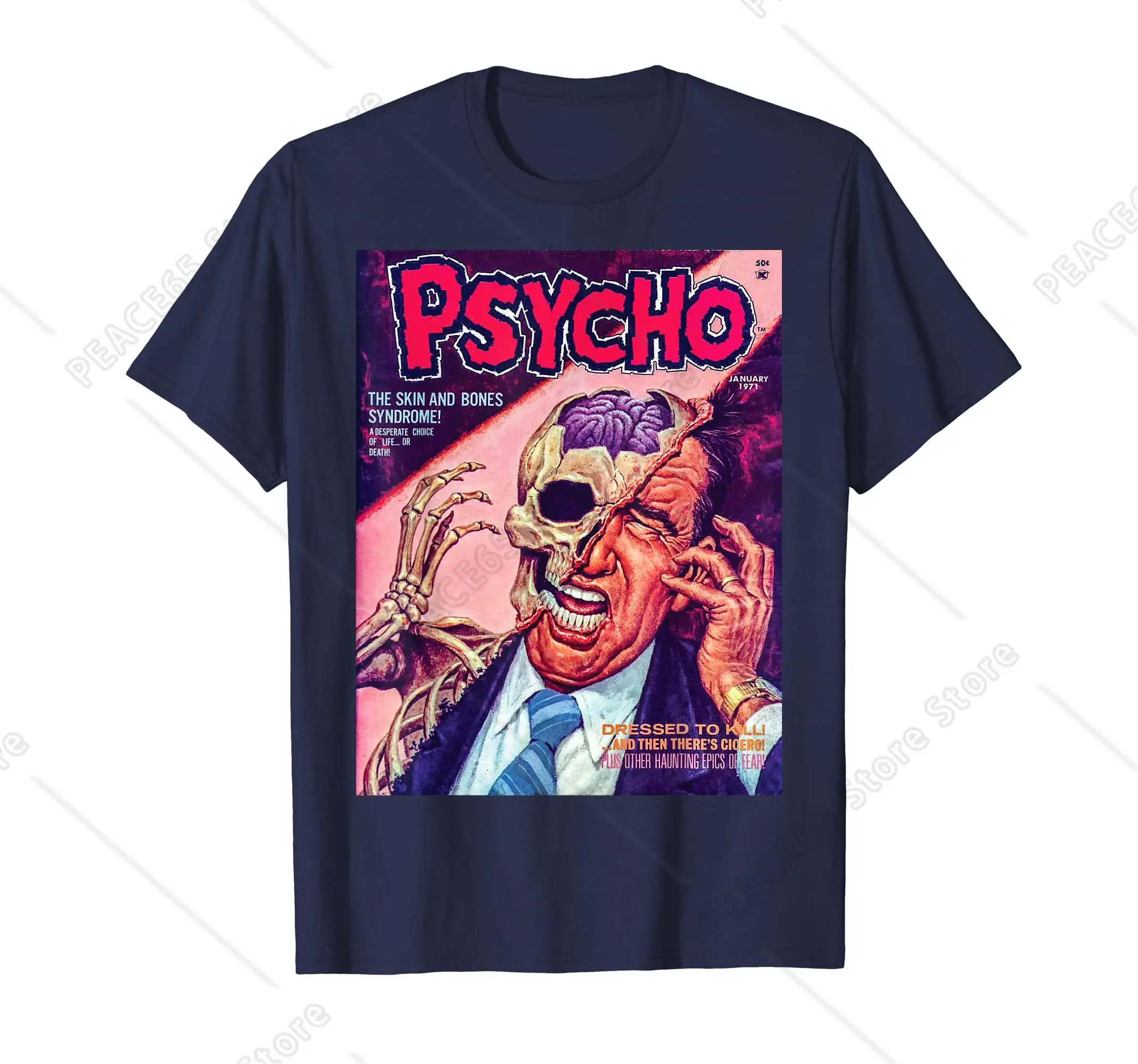 Retro Manga Skull Halloween Horror Vintage Comic Book Retro Funny Scary T-Shirt Unisex Tee Anime T Shirts for Man
Retro Manga Skull Halloween Horror Vintage Comic Book Retro Funny Scary T-Shirt Unisex Tee Anime T Shirts for Man