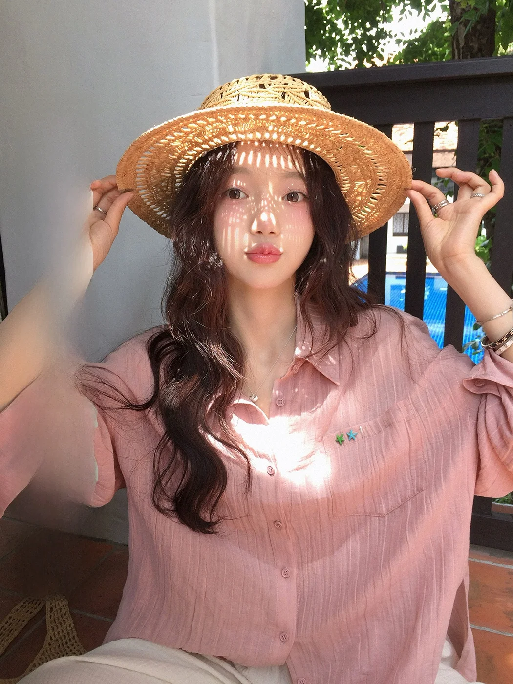 Ibell Zhang Handmade Hemp Long Pile Cotton Sunscreen irt Casual Slim Long Sve Top Women's Straight Leg Sve Sle
Ibell Zhang Handmade Hemp Long Pile Cotton Sunscreen irt Casual Slim Long Sve Top Women's Straight Leg Sve Sle