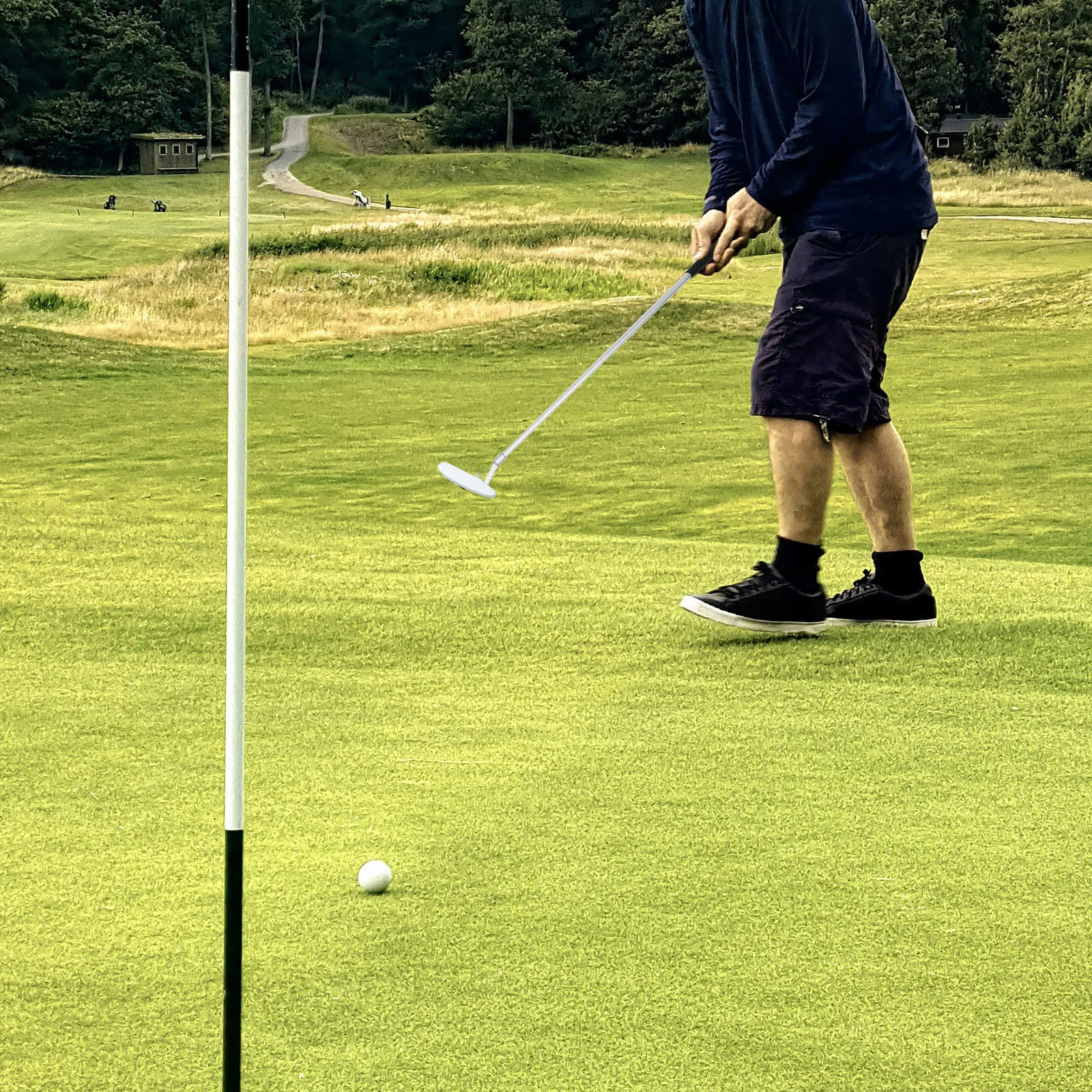 1Set Foldable Golf Putter Zinc Alloy Lightweight Detachable Design Easy Carry Putter for Driving Range Practice
1Set Foldable Golf Putter Zinc Alloy Lightweight Detachable Design Easy Carry Putter for Driving Range Practice