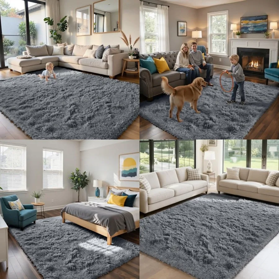 Fluffy Rug Shag Area Rug, 8x10 Area Rugs for Living Room, Large Shag Area Rugs for Bedroom Room Home Decor, Upgrade Anti-Skid R
Fluffy Rug Shag Area Rug, 8x10 Area Rugs for Living Room, Large Shag Area Rugs for Bedroom Room Home Decor, Upgrade Anti-Skid R