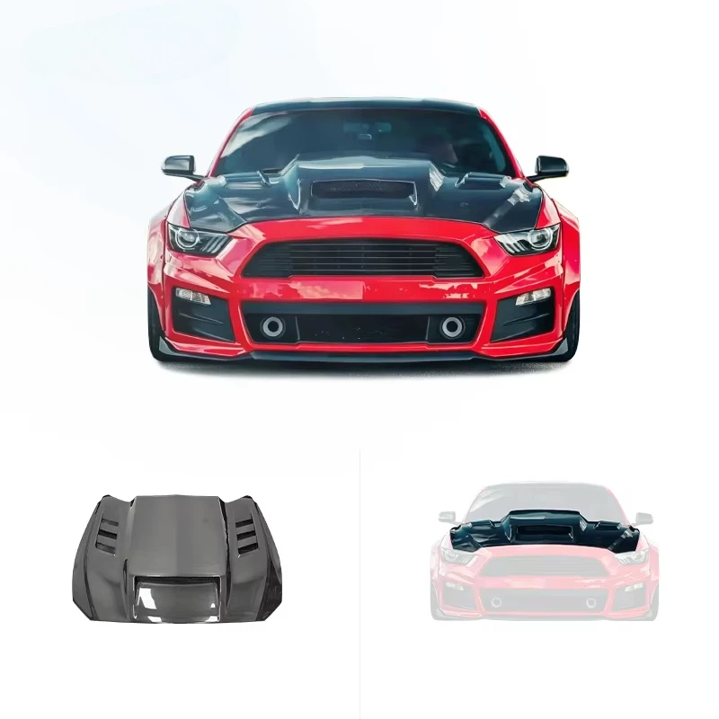 For Ford Mustang Upgrade TF Style Carbon Fiber Engine Hood Bonnets Engine Cover Car Modification Body Kit 2015-2023
For Ford Mustang Upgrade TF Style Carbon Fiber Engine Hood Bonnets Engine Cover Car Modification Body Kit 2015-2023