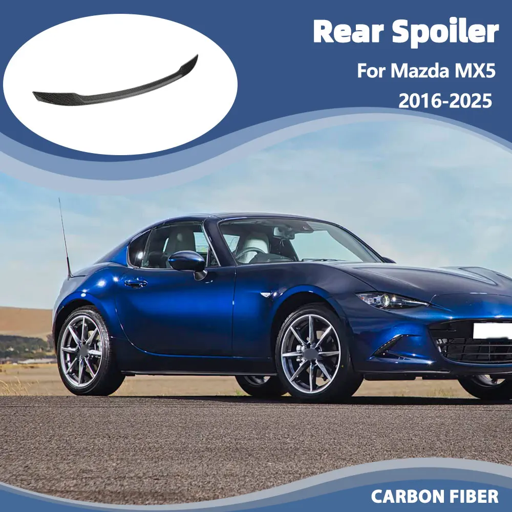 Car Rear Trunk Spoiler Boot Wing Spoiler For Mazda MX5 Miata ND 2016-2025 Carbon Rear Spoiler Rear Trunk Cover
Car Rear Trunk Spoiler Boot Wing Spoiler For Mazda MX5 Miata ND 2016-2025 Carbon Rear Spoiler Rear Trunk Cover
