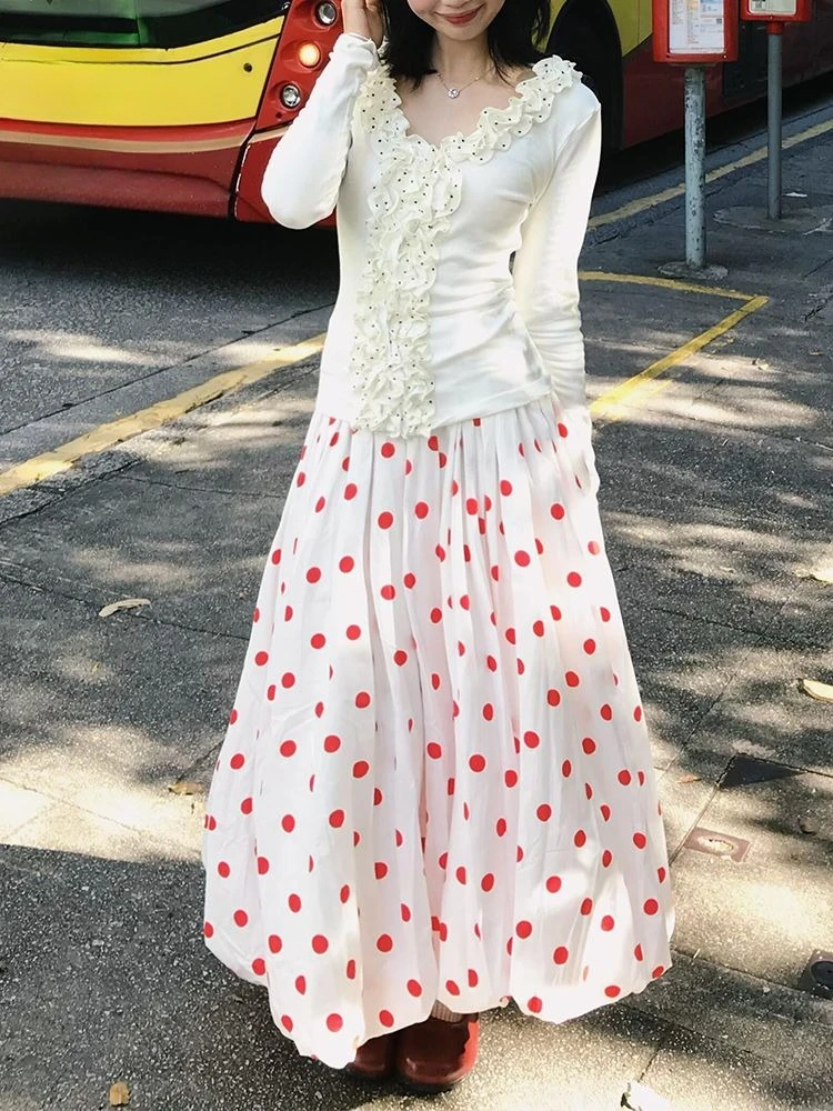 Новые женские пышные юбки в стиле Y2K ретро, японские, с высокой талией, А-силуэта, в стиле Харадзюку, кавайные, повседневные, летние, модные
Новые женские пышные юбки в стиле Y2K ретро, японские, с высокой талией, А-силуэта, в стиле Харадзюку, кавайные, повседневные, летние, модные