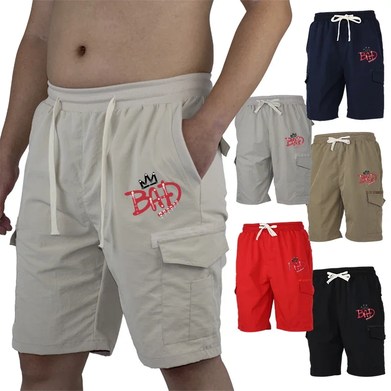 Trendy Mens Cargo Shorts Striped Print Summer Style Multi-Pocket Cotton Comfortable Casual Outdoor Work Utility Short Pants New
Trendy Mens Cargo Shorts Striped Print Summer Style Multi-Pocket Cotton Comfortable Casual Outdoor Work Utility Short Pants New