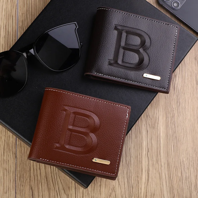 Men's Wallet New Id Cards Holdr Money Clip Multi-card Large Capacity Short Coin Money Bags Letterpress A B D Letter Small Wallet
Men's Wallet New Id Cards Holdr Money Clip Multi-card Large Capacity Short Coin Money Bags Letterpress A B D Letter Small Wallet