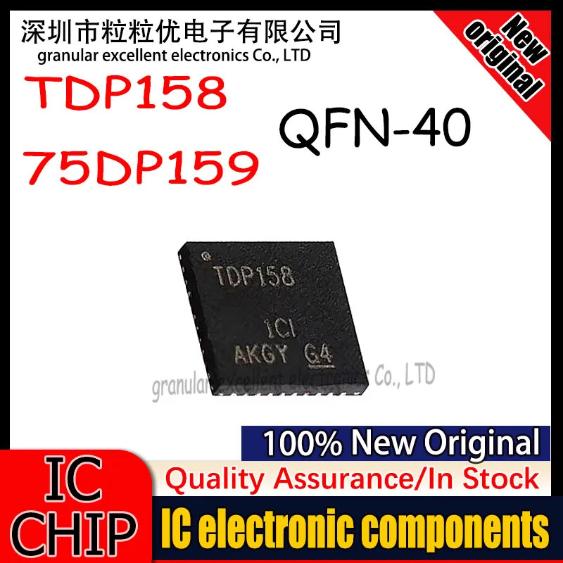 (5piece)100% New original TDP158 TDP158RSBR SN75DP159RSBR SN75DP159RGZT SN75DP159 75DP159 5mm*5mm 7mm*7mm QFN-40 QFN-48 In Stock IC Chip 
(5piece)100% New original TDP158 TDP158RSBR SN75DP159RSBR SN75DP159RGZT SN75DP159 75DP159 5mm*5mm 7mm*7mm QFN-40 QFN-48 In Stock IC Chip