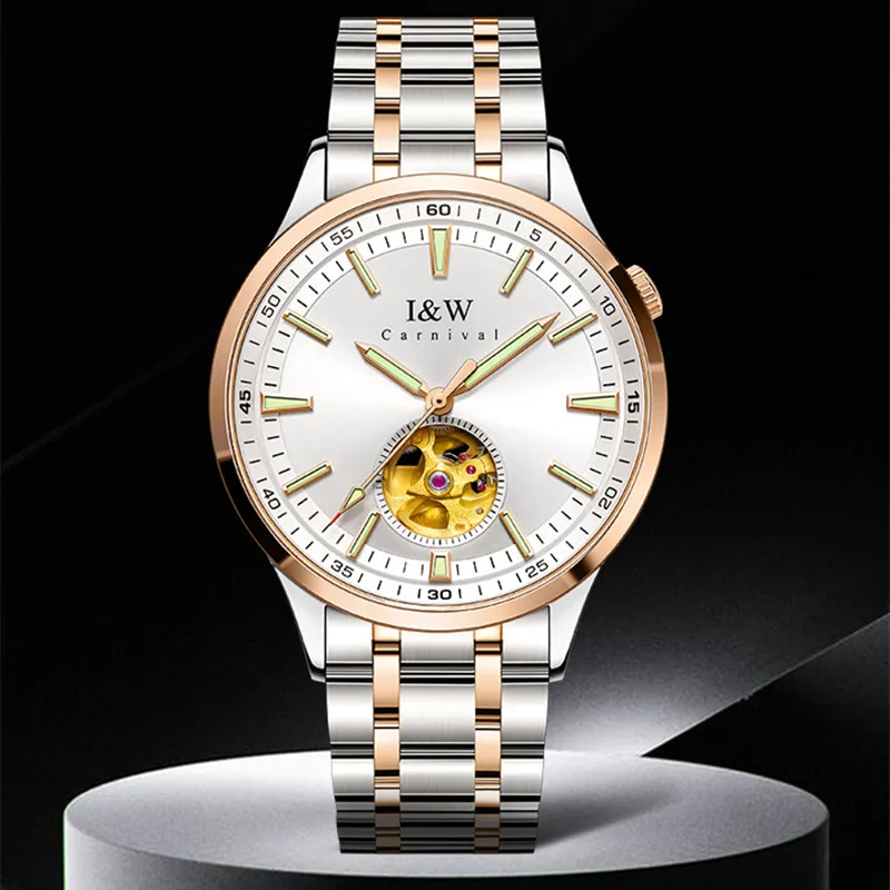 Reloj CARNIVAL Man Dress Mechanical Watches Brand Luxury MIYOTA Automatic Movement Wristwatches for Men Waterproof Montre Homme
Reloj CARNIVAL Man Dress Mechanical Watches Brand Luxury MIYOTA Automatic Movement Wristwatches for Men Waterproof Montre Homme