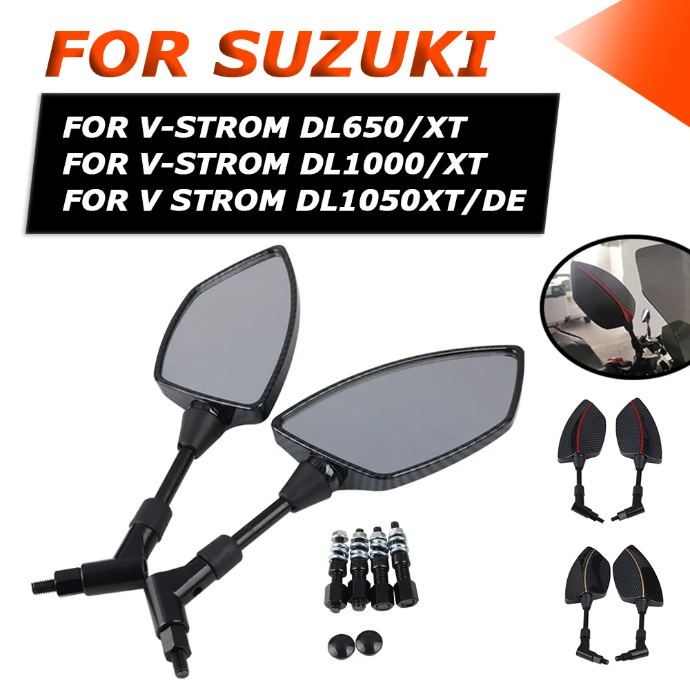 For Suzuki VStrom DL650 V-Strom DL1000 V Strom DL 650 1000 1050 XT DL1050 DE Adjustable Rearview Rear View Mirrors Side Mirror
For Suzuki VStrom DL650 V-Strom DL1000 V Strom DL 650 1000 1050 XT DL1050 DE Adjustable Rearview Rear View Mirrors Side Mirror