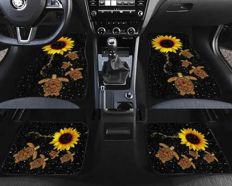 Sunflower Sea Turtle Car Mat, My Sunshine Car Mat Accessory Set, Personalized Car Mat, Car Accessories, Car Lovers, Car Mats For
Sunflower Sea Turtle Car Mat, My Sunshine Car Mat Accessory Set, Personalized Car Mat, Car Accessories, Car Lovers, Car Mats For