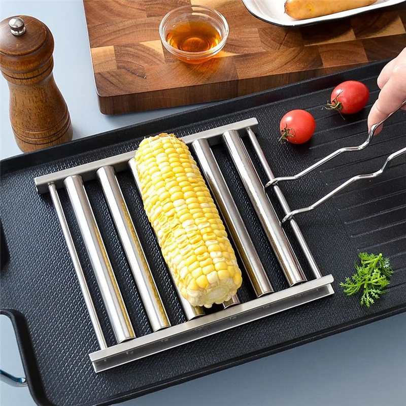 Best-Medium New Stainless Steel Hot Dog Roller, Hot Dog Roller Barbecue, Special Barbecue Tools For Outdoor Barbecue Parties Dur
Best-Medium New Stainless Steel Hot Dog Roller, Hot Dog Roller Barbecue, Special Barbecue Tools For Outdoor Barbecue Parties Dur