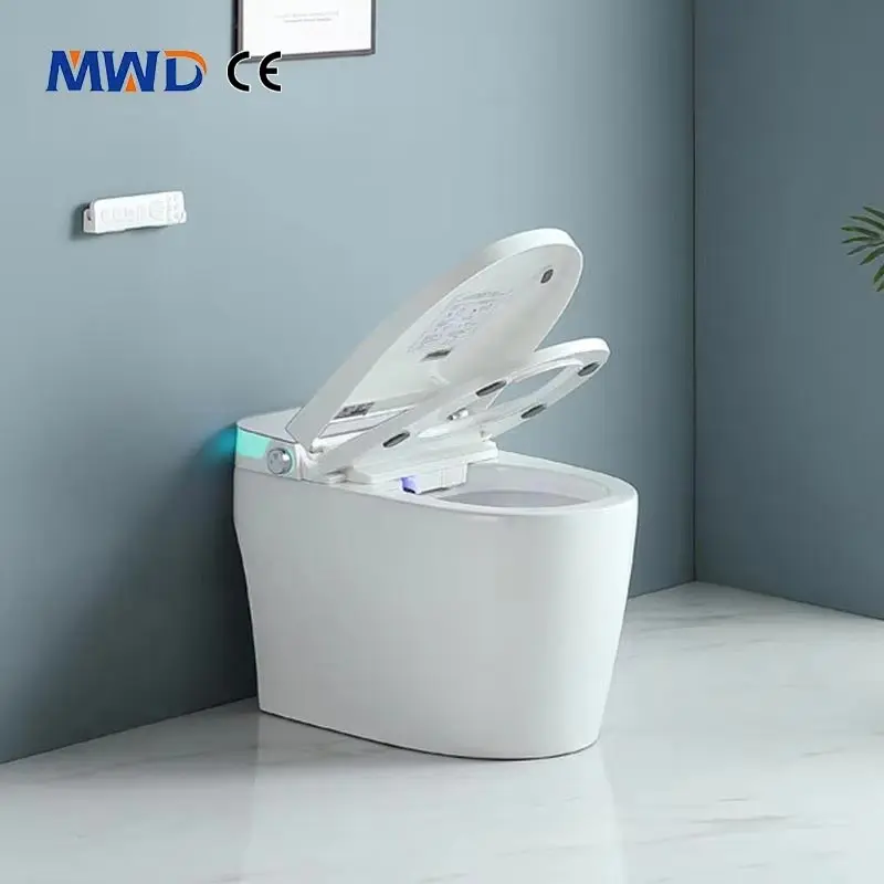 Airow MWD One Piece Smart Toilet P-Trap Siphon Flushing Heated Seat & Remote Control Ceramic WC With Water Tank for Bathroom
Airow MWD One Piece Smart Toilet P-Trap Siphon Flushing Heated Seat & Remote Control Ceramic WC With Water Tank for Bathroom