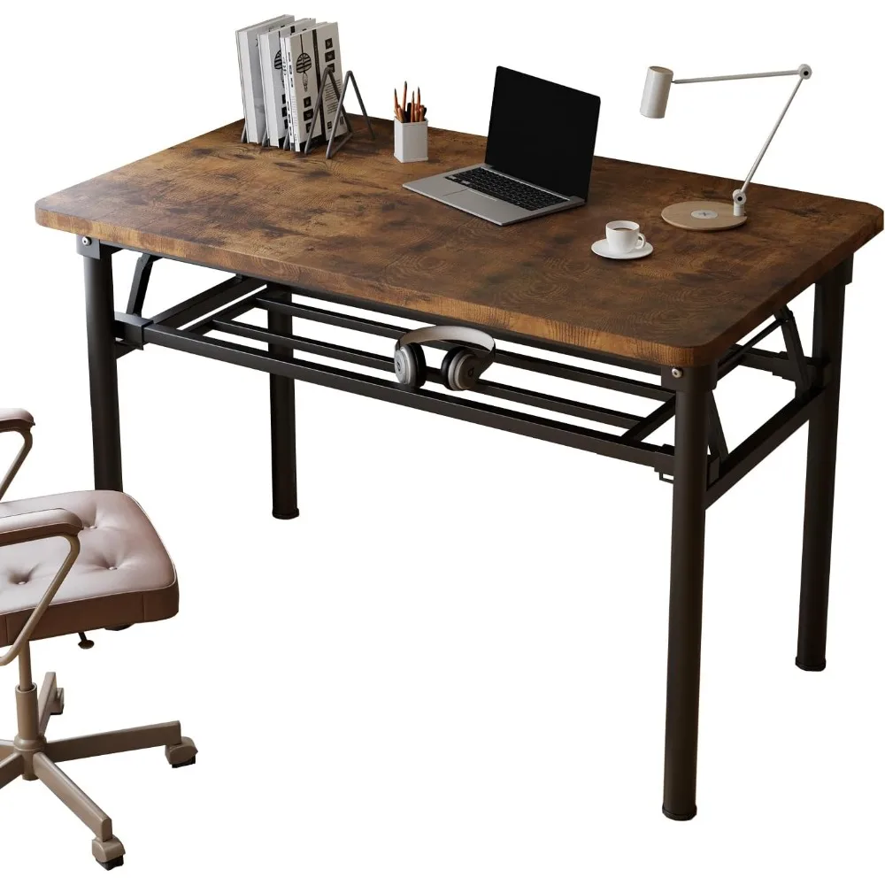 Small Folding Desk No Assembly,31.5 Inch Folding Computer Desk Small Foldable Table for Home Office.
Small Folding Desk No Assembly,31.5 Inch Folding Computer Desk Small Foldable Table for Home Office.