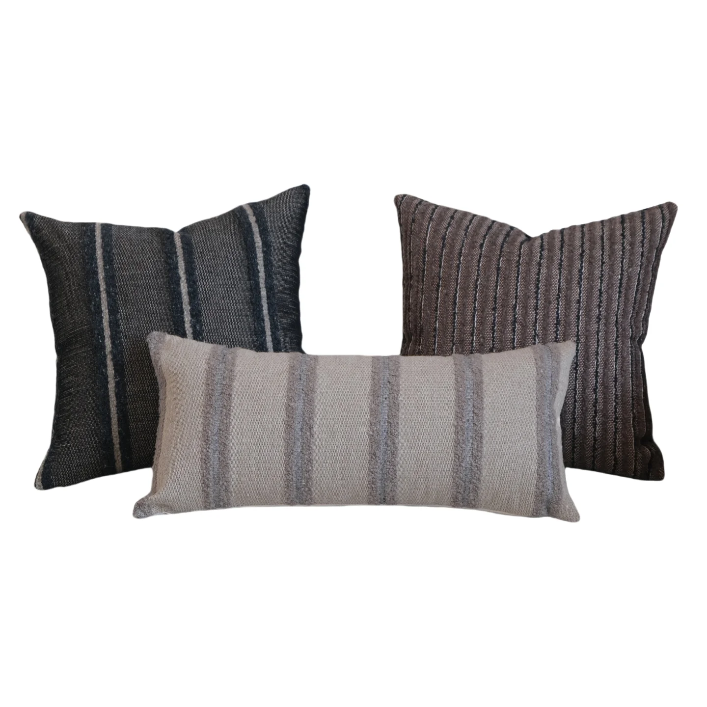 natural style linen sofa back cushion cover wabi-sabi style cotton linen pillow case rectange striped pillow cover 
natural style linen sofa back cushion cover wabi-sabi style cotton linen pillow case rectange striped pillow cover