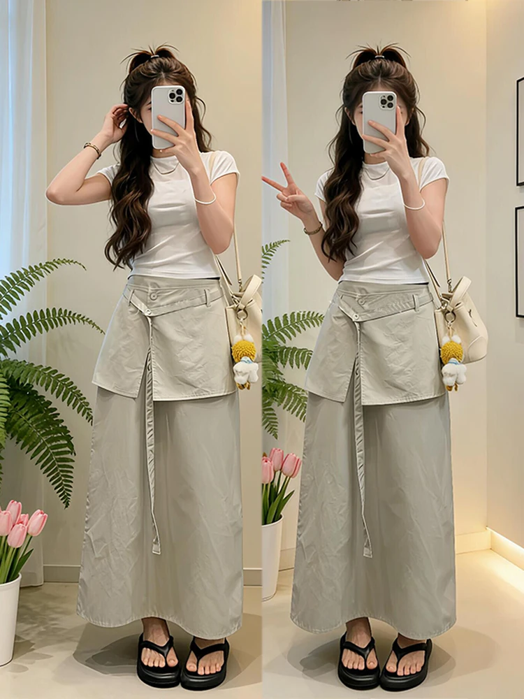 Summer New plus Size Women's Korean Style Casual White T-Shirt And Pants Set Breathable round Neck Short Sleeve High Waist
Summer New plus Size Women's Korean Style Casual White T-Shirt And Pants Set Breathable round Neck Short Sleeve High Waist