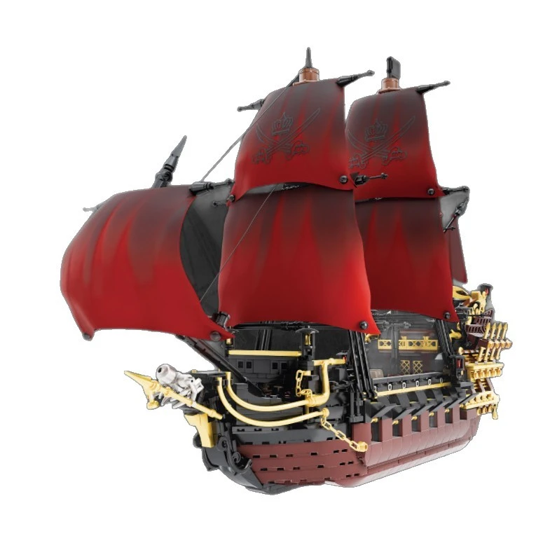 Black Pearl Anne Pirate Ship Model Micro Blocks Mini Parts Building Bricks Construction DIY Toy for Kids Boys Girls Educational
Black Pearl Anne Pirate Ship Model Micro Blocks Mini Parts Building Bricks Construction DIY Toy for Kids Boys Girls Educational