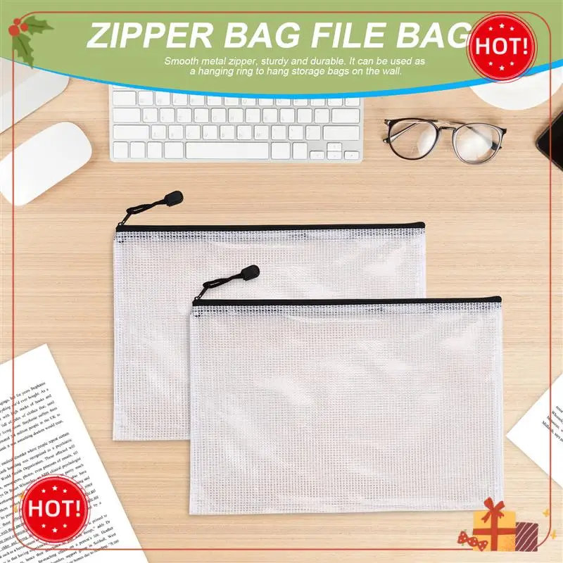 Durable-18 Pack Mesh Zipper Pouch Document Bag 4A Waterproof Document Pouch For School Office Supplies, Cross Stitch Organizing
Durable-18 Pack Mesh Zipper Pouch Document Bag 4A Waterproof Document Pouch For School Office Supplies, Cross Stitch Organizing