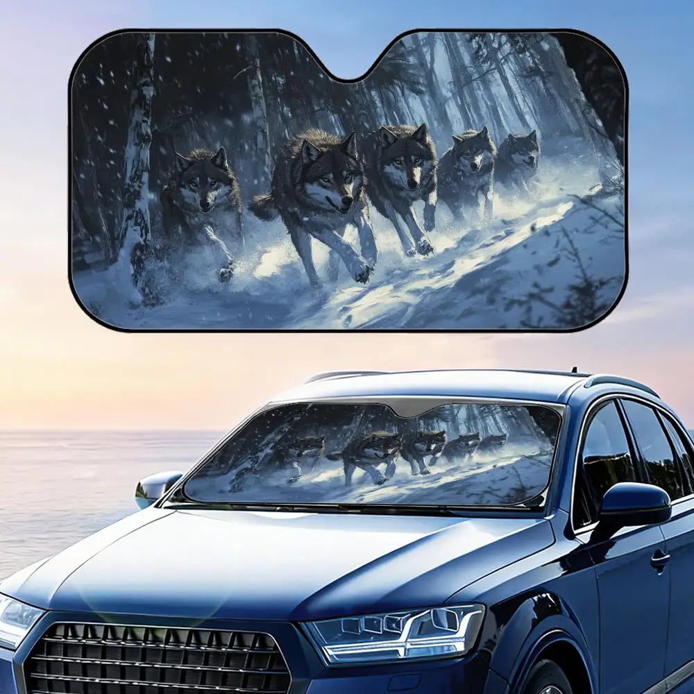 The Wolf Pack Rushes Forward Sun Visor Foldable Universal Car Windshield Sun Shade UV Protection Heat Insulation Foldable Cover
The Wolf Pack Rushes Forward Sun Visor Foldable Universal Car Windshield Sun Shade UV Protection Heat Insulation Foldable Cover