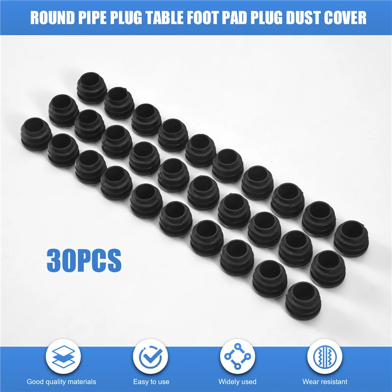 KYCOR-Round Table Chair Leg Tube Pipe Insert End Cap 19Mm Dia 30Pcs Black
KYCOR-Round Table Chair Leg Tube Pipe Insert End Cap 19Mm Dia 30Pcs Black