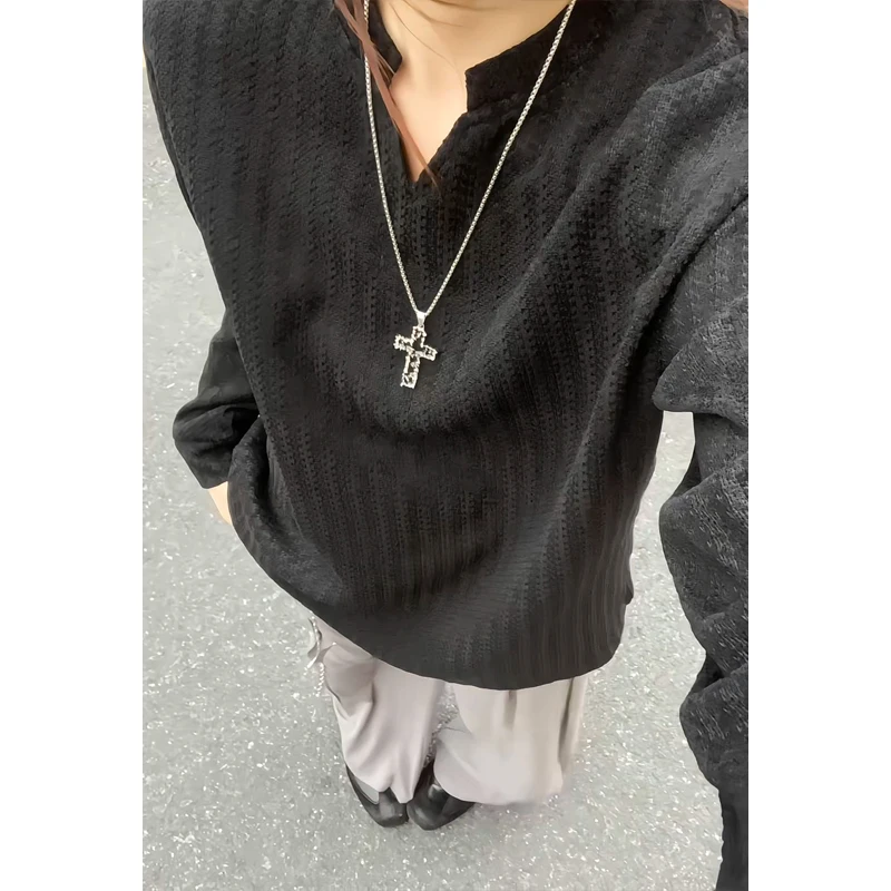 Футболка больших размеров с рисунком рыбьей кости для мужчин и женщин | Текстурированный топ с длинными рукавами в рубчик, эластичный (M-5XL) | Привлекательная посадка большого размера
Футболка больших размеров с рисунком рыбьей кости для мужчин и женщин | Текстурированный топ с длинными рукавами в рубчик, эластичный (M-5XL) | Привлекательная посадка большого размера