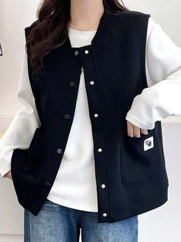 plus Size Baseball Jacket Women's Outerwear Vest Layering Top Spring Autumn Stylish Commute Fashion plus Size 300 Pounds
plus Size Baseball Jacket Women's Outerwear Vest Layering Top Spring Autumn Stylish Commute Fashion plus Size 300 Pounds