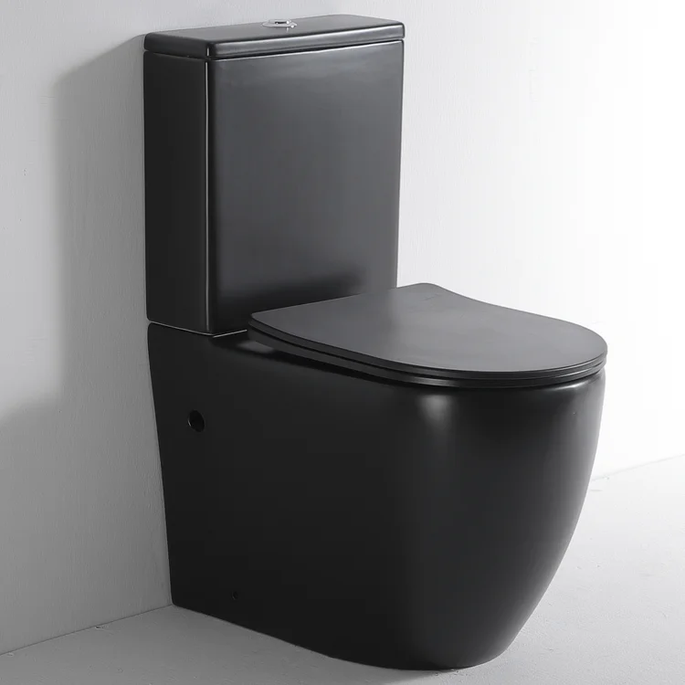 # European Market Hot Sale Back To Wall Washdown Two-piece Toilet Rimless Type
# European Market Hot Sale Back To Wall Washdown Two-piece Toilet Rimless Type
