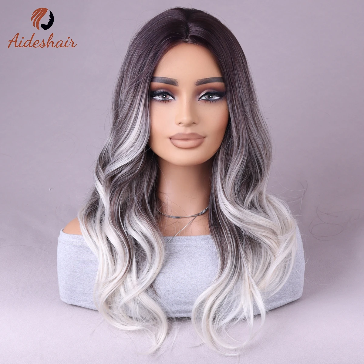 Парик средней длины Aideshair Silver Highlights Натуральное синтетическое термостойкое волокно для повседневного косплея (24 дюйма)
Парик средней длины Aideshair Silver Highlights Натуральное синтетическое термостойкое волокно для повседневного косплея (24 дюйма)
