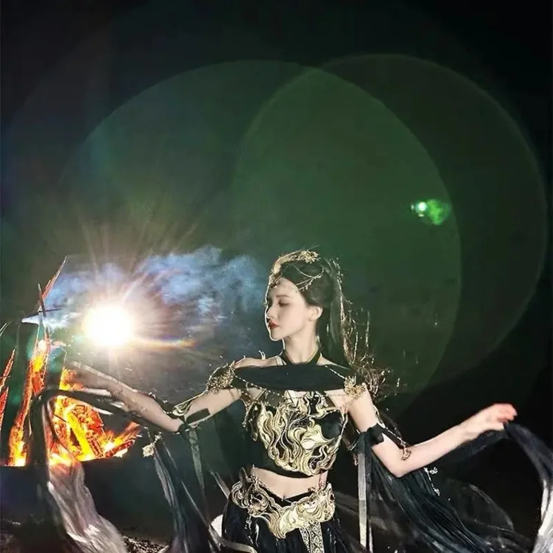 Saintess Token Dunhuang Style Hanfu Exotic Charm Han Element Embroider Costume Xianxia Black and red Full Setx;8'm6,
Saintess Token Dunhuang Style Hanfu Exotic Charm Han Element Embroider Costume Xianxia Black and red Full Setx;8'm6,