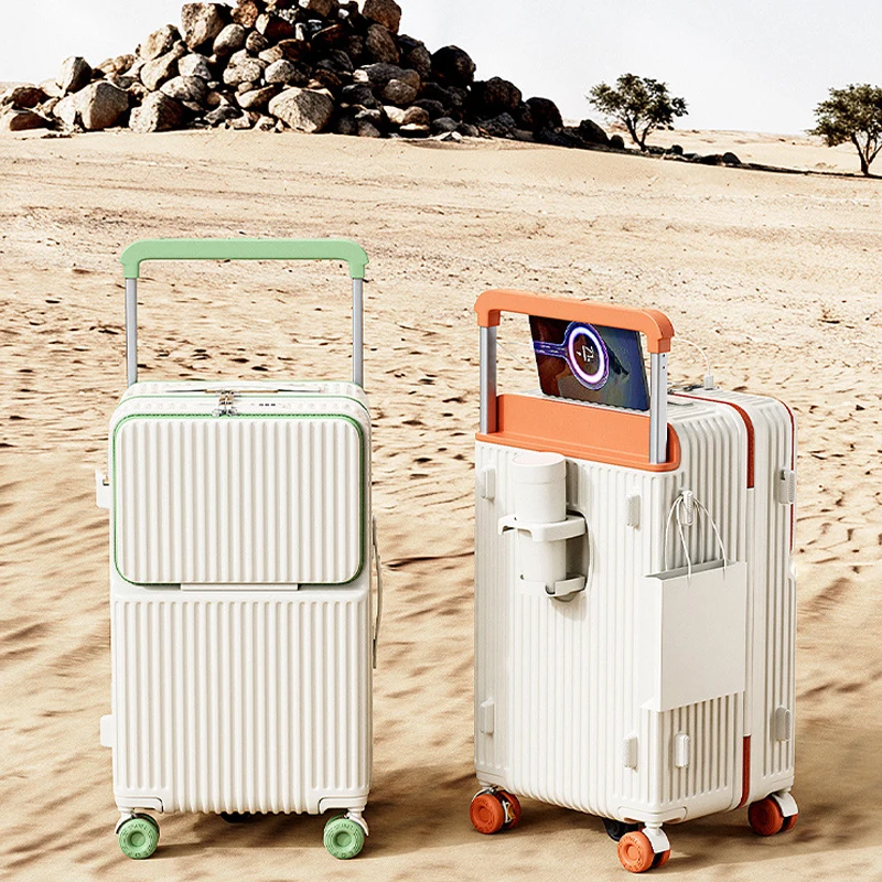 30 inch Luggage with Five Wheels Front Opening Laptop Compartment 24 inch Wide Handle Suitcase ABS+PC 20 inch Carry-on Suitcase
30 inch Luggage with Five Wheels Front Opening Laptop Compartment 24 inch Wide Handle Suitcase ABS+PC 20 inch Carry-on Suitcase