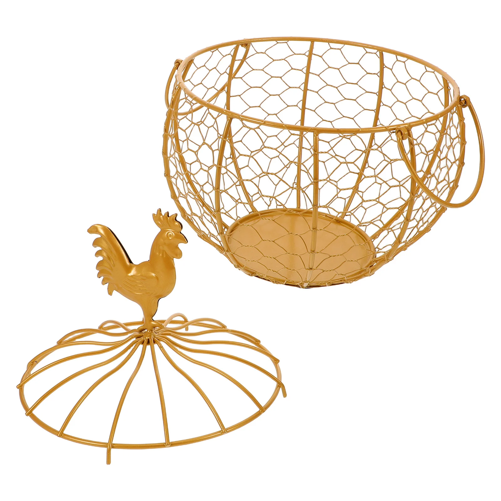 Golden Iron Egg Basket Rustic Farmhouse Decorative Bowl For Kitchen Countertop Hollow-Out Wire Mesh Basket Fresh Eggs Fruits
Golden Iron Egg Basket Rustic Farmhouse Decorative Bowl For Kitchen Countertop Hollow-Out Wire Mesh Basket Fresh Eggs Fruits