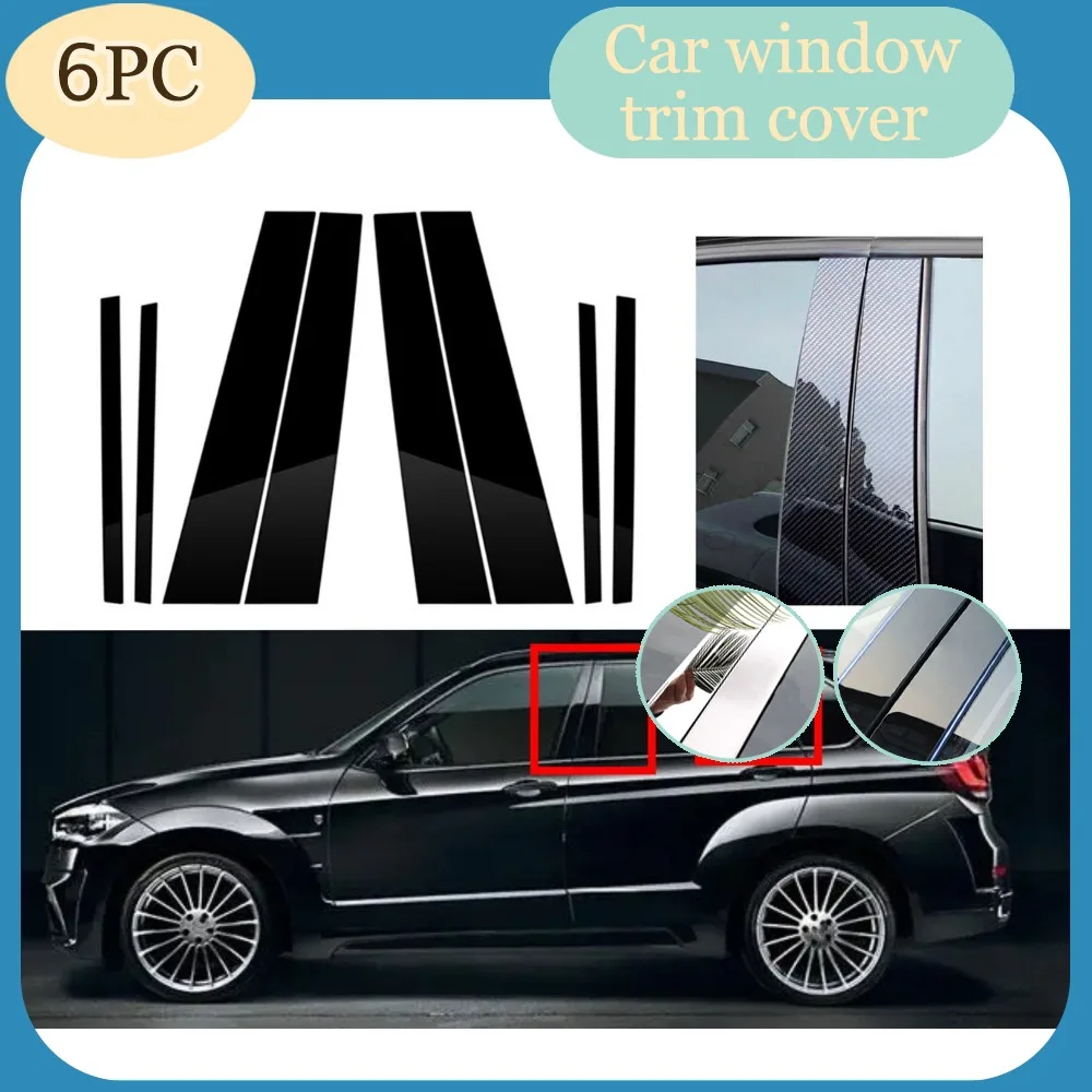 6pcs Carbon Silver Glossy Black Pillar Posts Fit For BMW X5 F15 2014- 2016 2017 2018 Door Side Window Decor Trim Cover Stickers
6pcs Carbon Silver Glossy Black Pillar Posts Fit For BMW X5 F15 2014- 2016 2017 2018 Door Side Window Decor Trim Cover Stickers