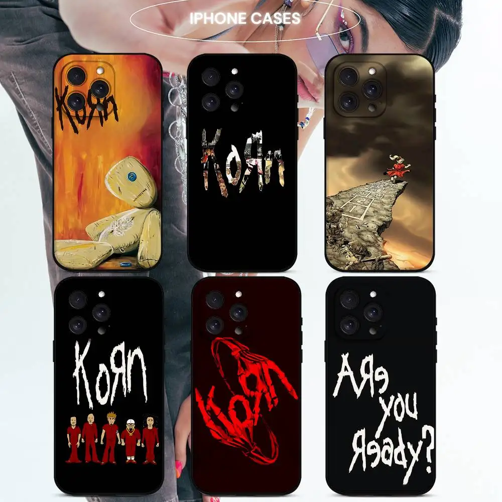 Rock Band H-Korn-S Phone Case Black Shell For IPhone 16 15 11 13 14pro Max Plus X Xr Xs Max 12Mini Compatible Multiple Models
Rock Band H-Korn-S Phone Case Black Shell For IPhone 16 15 11 13 14pro Max Plus X Xr Xs Max 12Mini Compatible Multiple Models