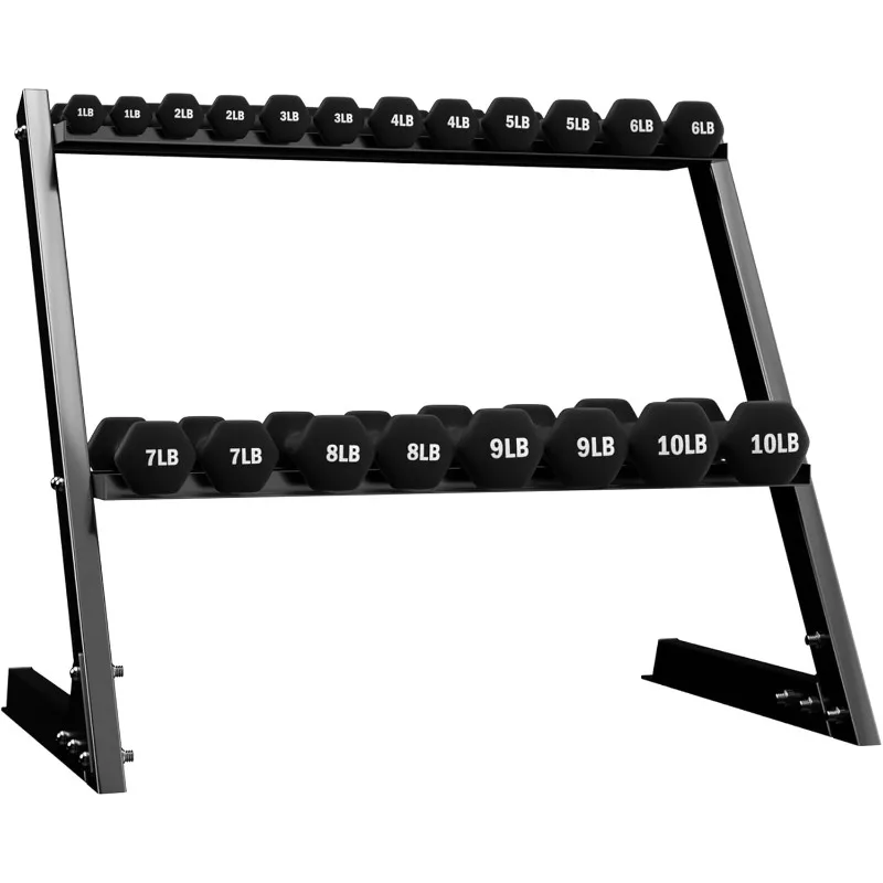 BalanceFrom Dumbbell Set with Stand, Neoprene Coated Hand Weights Home Gym Equipment, Black
BalanceFrom Dumbbell Set with Stand, Neoprene Coated Hand Weights Home Gym Equipment, Black