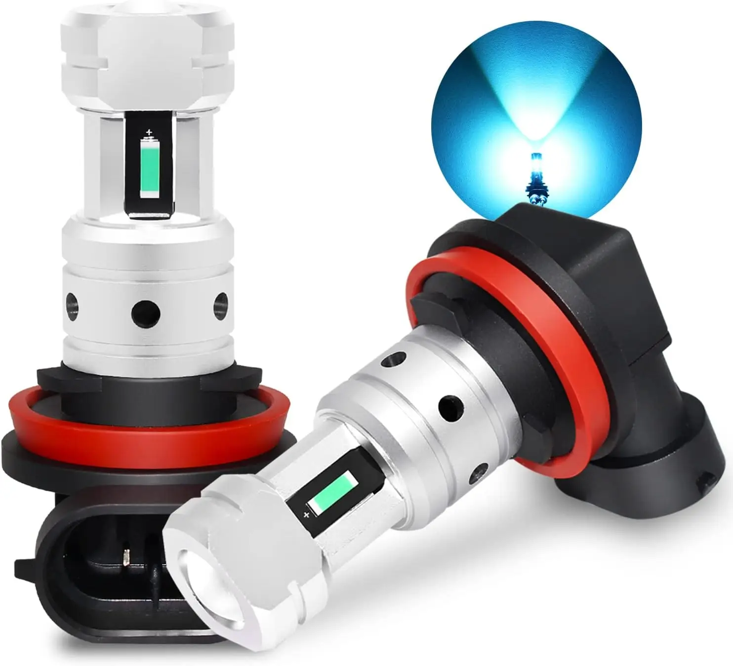 H8 H11 Blue LED Fog Light Bulbs, 3800lm Super Bright 12V H11LL H16 LED Fog Bulb Replacement for Car Fog and DRL Daytime Running 
H8 H11 Blue LED Fog Light Bulbs, 3800lm Super Bright 12V H11LL H16 LED Fog Bulb Replacement for Car Fog and DRL Daytime Running