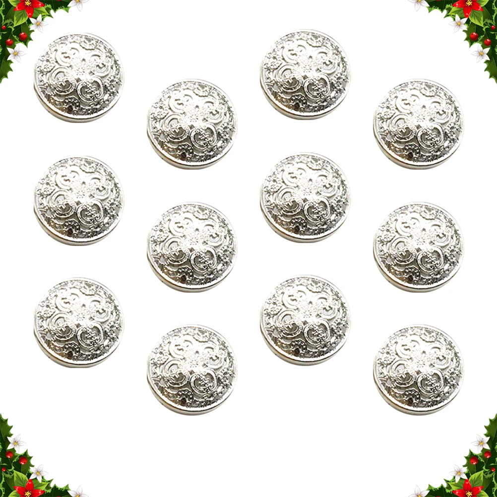 30 Pcs Buttons Silver Hollow Vintage Domed Sewing Fastener Sewing Fastener for Clothes Jackets DIY Projects Fashion
30 Pcs Buttons Silver Hollow Vintage Domed Sewing Fastener Sewing Fastener for Clothes Jackets DIY Projects Fashion