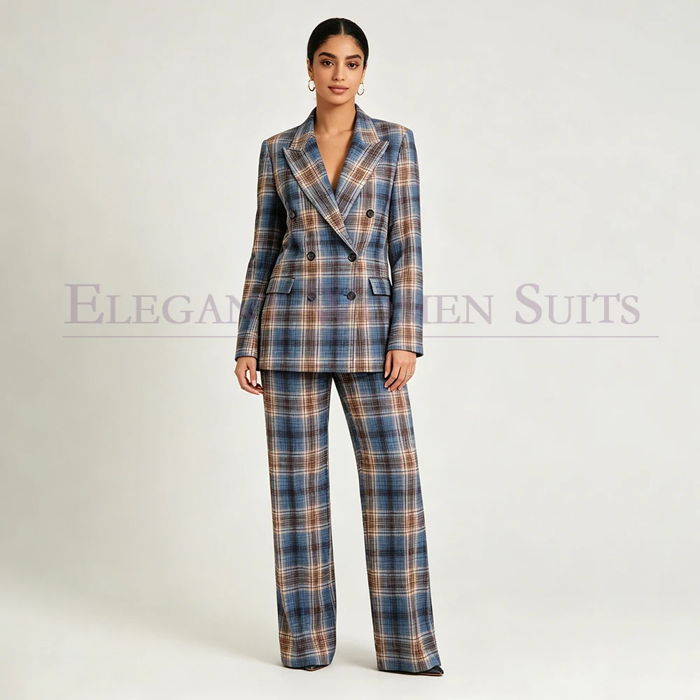 High Quality Women's Suits Blazer Fashion Double Breasted Customized Double Breasted Peak Lapel 2 Piece Jacket Pants Outfits
High Quality Women's Suits Blazer Fashion Double Breasted Customized Double Breasted Peak Lapel 2 Piece Jacket Pants Outfits