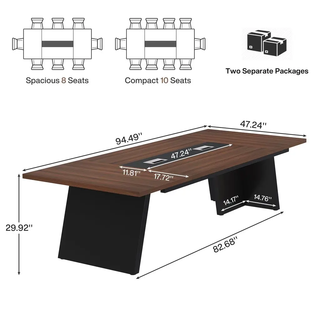 8ft Conference Table, Large Meeting Table for 810 People, Business Seminar Furniture for Office Conference Room
8ft Conference Table, Large Meeting Table for 810 People, Business Seminar Furniture for Office Conference Room