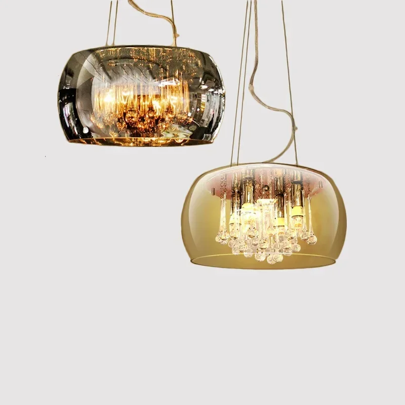 GHEUVNJ Nordic modern minimalist living room, dining room, bedroom, lamp, villa, hotel glass cover, crystal chandelier
GHEUVNJ Nordic modern minimalist living room, dining room, bedroom, lamp, villa, hotel glass cover, crystal chandelier