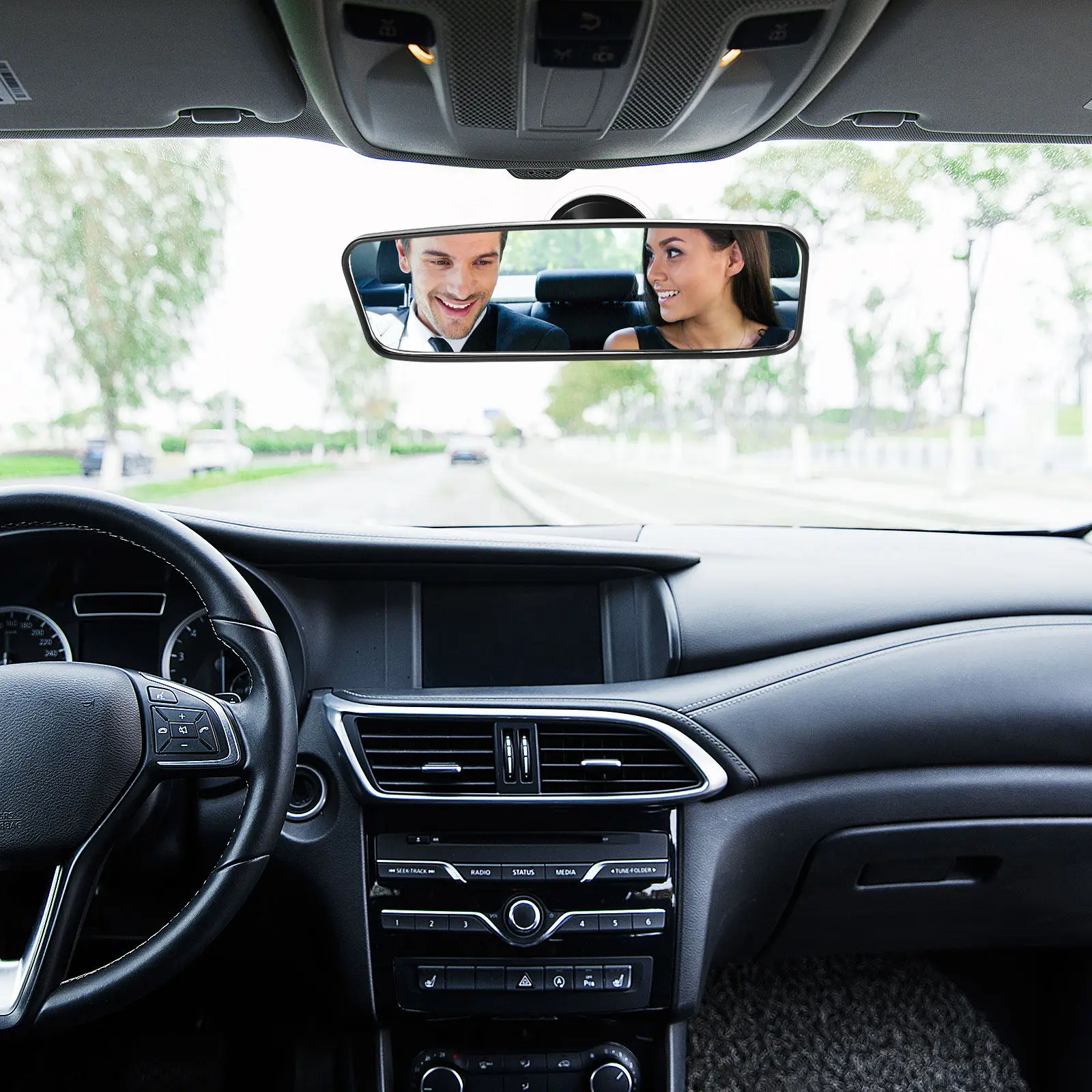 Vosarea Wide Angle Auto Rear View Mirror with Tpu Suction Cup Strong Adhesion Anti-Shatter Coating for Car Interior Windshield
Vosarea Wide Angle Auto Rear View Mirror with Tpu Suction Cup Strong Adhesion Anti-Shatter Coating for Car Interior Windshield