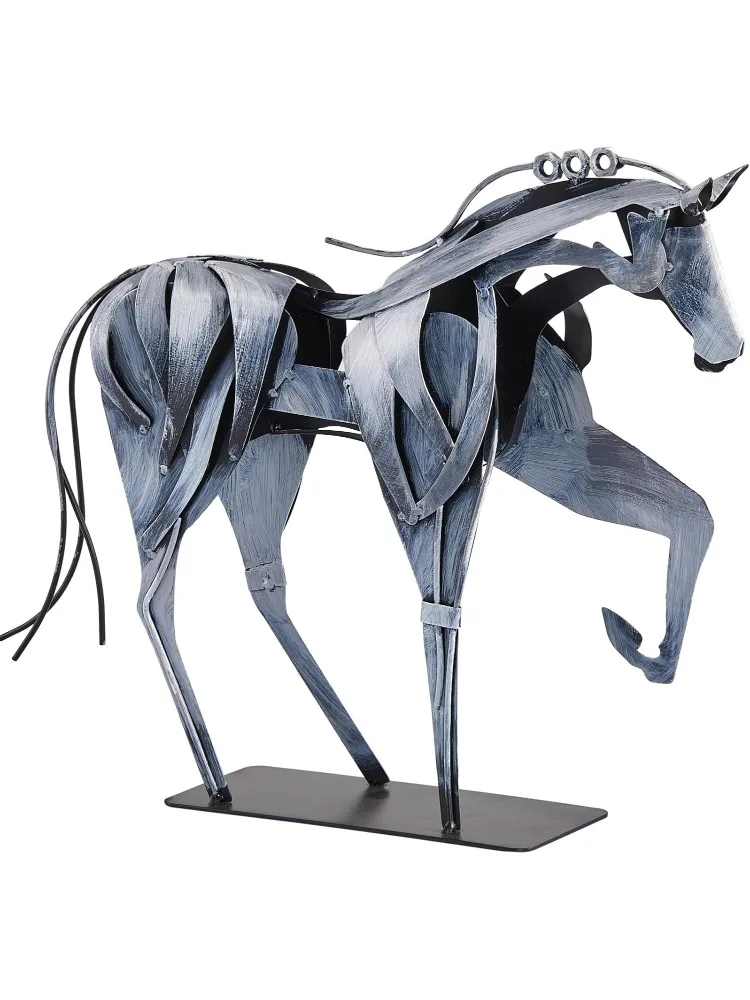 Horse Statue-Unique Rustic Decor for Office&Home -Hand-Painted Metal Sculpture - Perfect Handicraft Gift for Horse Lovers (Grey)
Horse Statue-Unique Rustic Decor for Office&Home -Hand-Painted Metal Sculpture - Perfect Handicraft Gift for Horse Lovers (Grey)