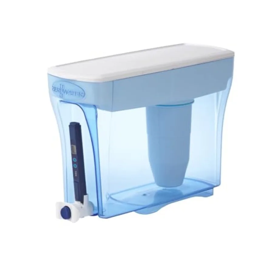 23-Cup Dispenser Ready-Pour 5-Stage Water Filter with 0 TDS Water Filter IAPMO Certified to Reduce Lead, Chromium, and PFOA/PFO
23-Cup Dispenser Ready-Pour 5-Stage Water Filter with 0 TDS Water Filter IAPMO Certified to Reduce Lead, Chromium, and PFOA/PFO