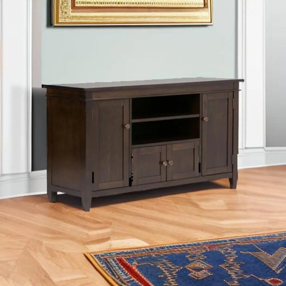 SOLID WOOD 54 inch Wide Transitional TV Media Stand in Dark Tobacco Brown For TVs up to 60 inches for the Living Room
SOLID WOOD 54 inch Wide Transitional TV Media Stand in Dark Tobacco Brown For TVs up to 60 inches for the Living Room