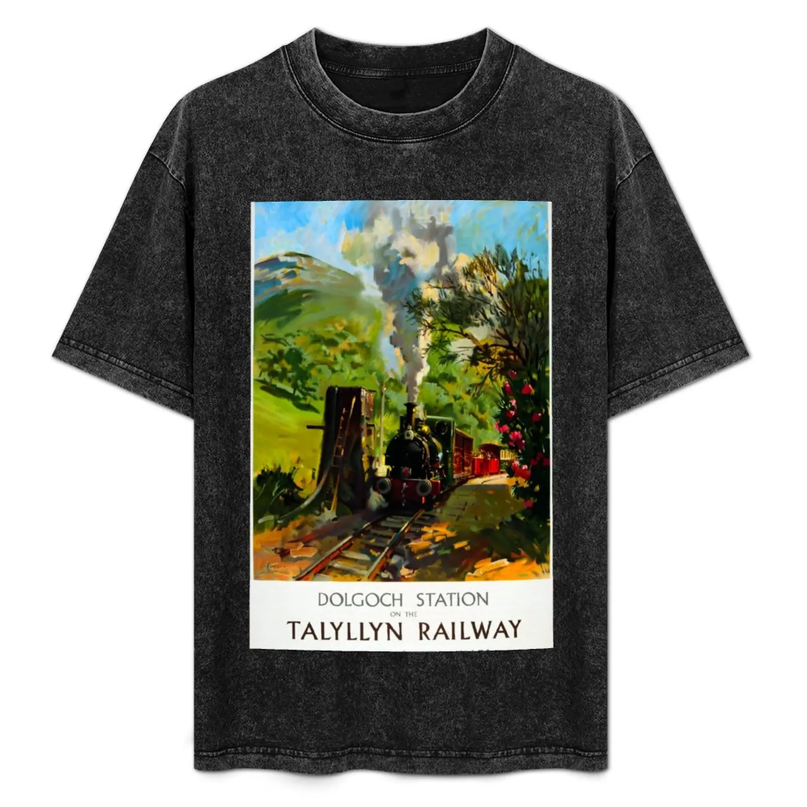 Talyllyn Railway vintage travel poster T-Shirt Basic Breathable Solid Color T-Shirt
Talyllyn Railway vintage travel poster T-Shirt Basic Breathable Solid Color T-Shirt