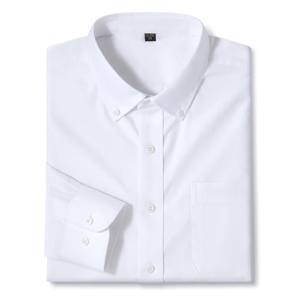 Men's Long Sleeve Button-Down Oxford Dress Shirt with Left Chest Pocket, Comfortable 100% Cotton Daily Casual Menswear Clothing
Men's Long Sleeve Button-Down Oxford Dress Shirt with Left Chest Pocket, Comfortable 100% Cotton Daily Casual Menswear Clothing
